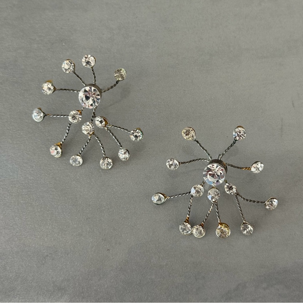 Adjustable Design, Rhinestone Firework/Sunburst E… - image 1